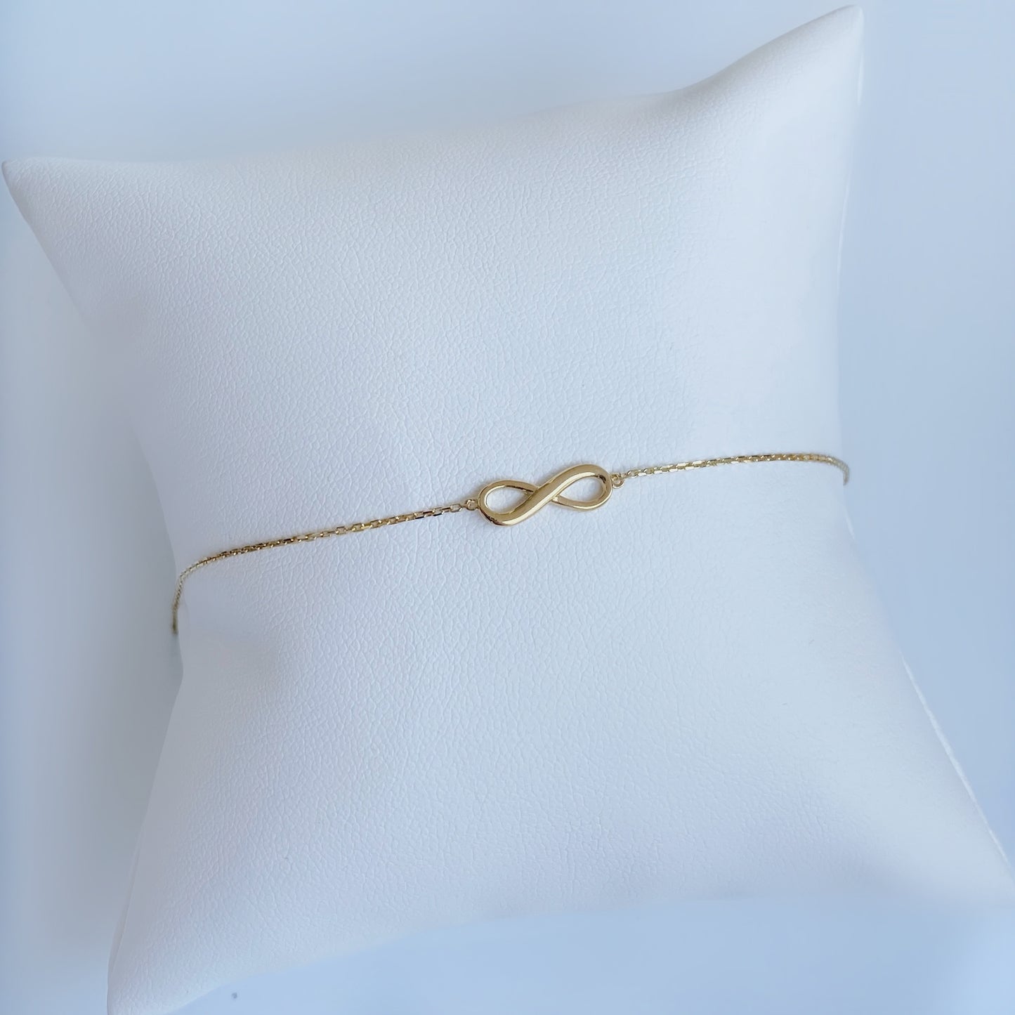 10K Gold Infinity Bracelet