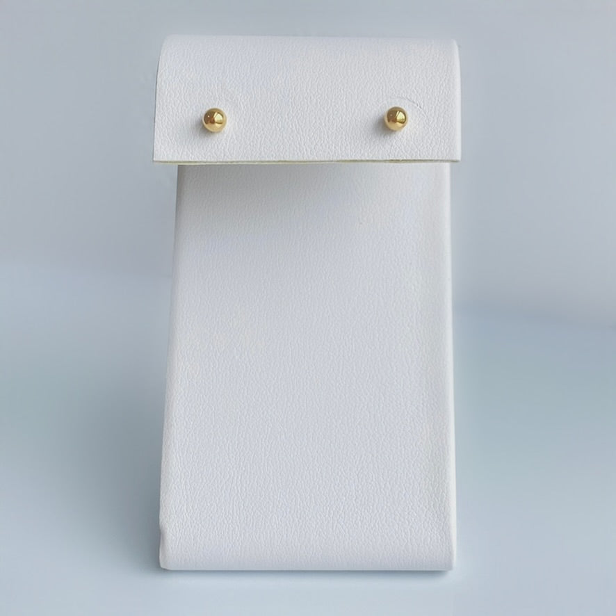 10K Gold 4mm Ball Studs