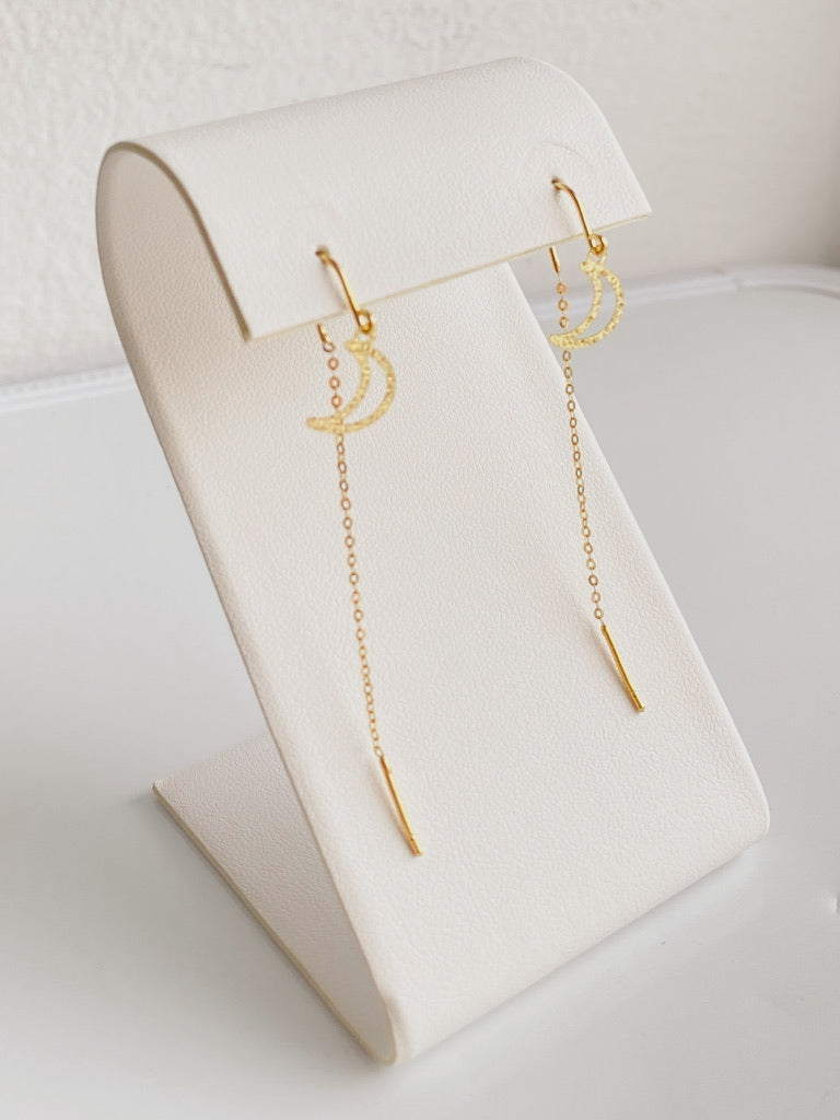 10K Gold Moon Threaders