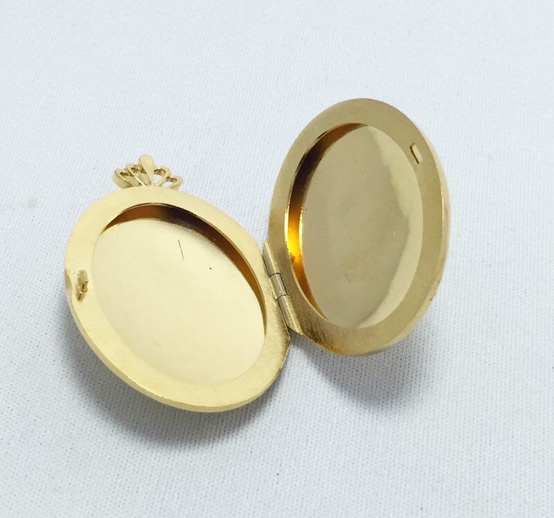 Sterling Silver 18k Gold Plated Locket